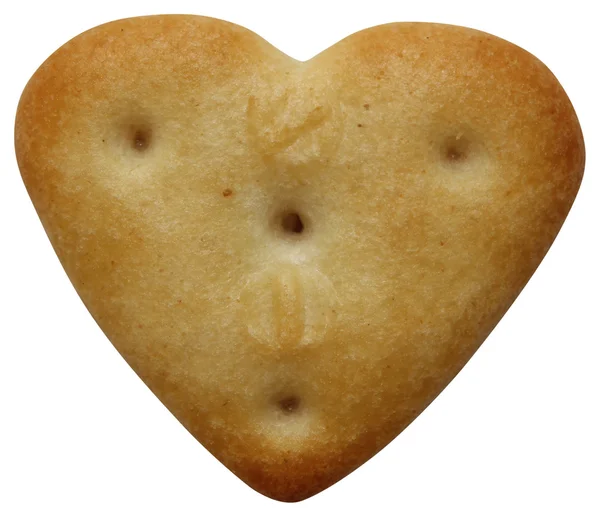 Серце подібний-файлів cookie — стокове фото