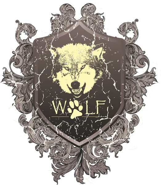 Vlk zlo — Stockový vektor