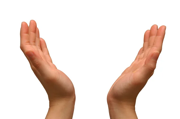 Gesto della mano usato durante la preghiera — Foto Stock
