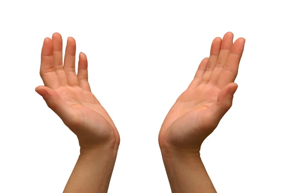 Gesto della mano usato durante la preghiera — Foto Stock