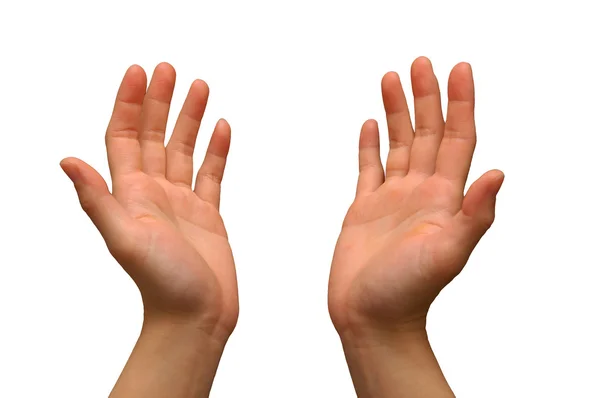 Hand gesture used during prayer — Stock Photo, Image
