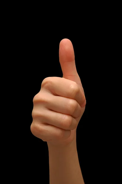 stock image Thumbs up hand signal