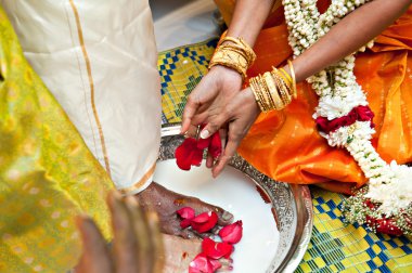 Hindu Hindistan düğün töreni