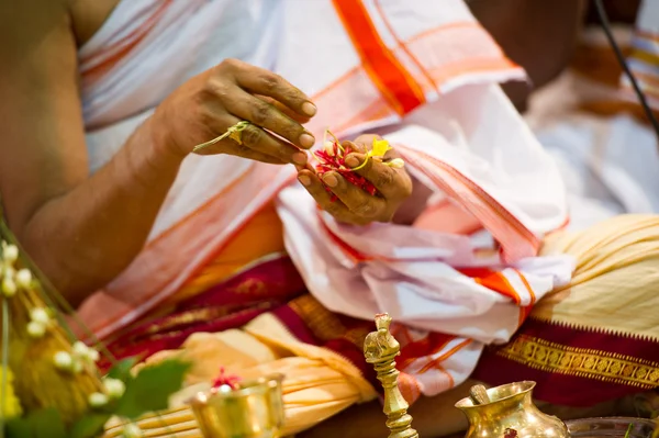 Ceremonia de boda hindú indio — Foto de Stock