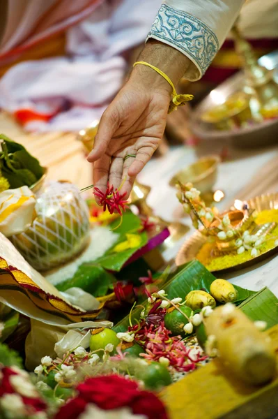 Ceremonia de boda hindú indio — Foto de Stock