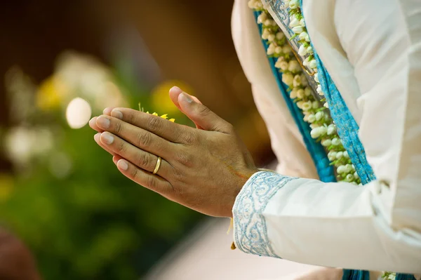 ヒンドゥー教のインドの結婚式 — ストック写真