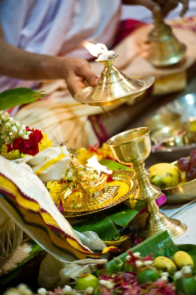 Hindu-indische Hochzeitszeremonie — Stockfoto