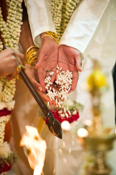 Cerimônia de casamento indiano hindu — Fotografia de Stock