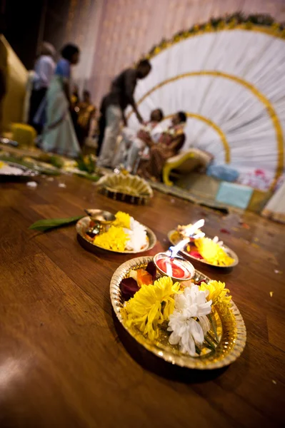 Hinduskie Indyjski ślub — Zdjęcie stockowe