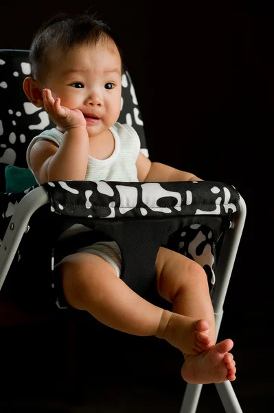 Sześć miesięcy dziewczynka chiński południowej Azji południowo-wschodniej — Zdjęcie stockowe