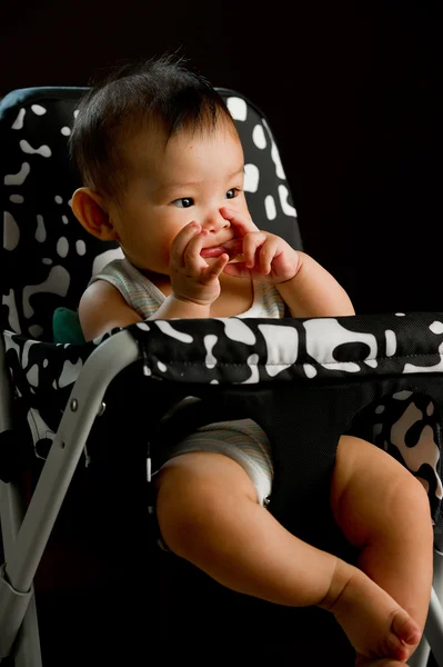 Seis meses de idade Sudeste Asiático menina chinesa — Fotografia de Stock