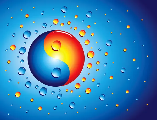 Σύμβολο της ying — Διανυσματικό Αρχείο