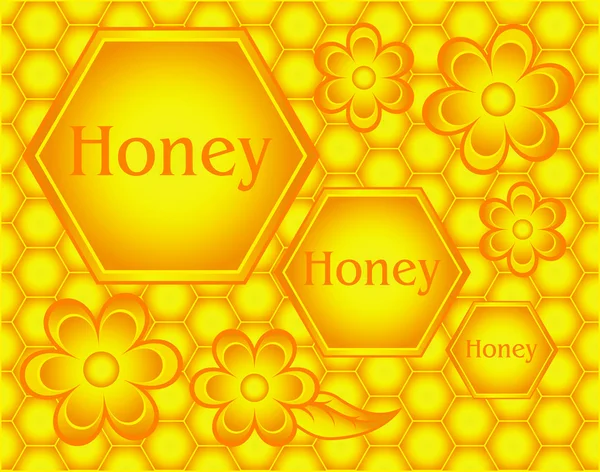 Honingraten — Stockvector