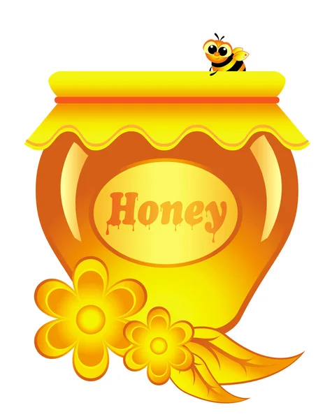 Favos de mel de mel — Vetor de Stock