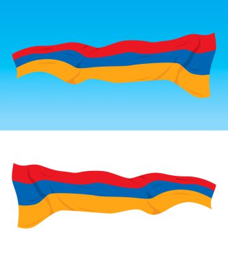 Armenian flag clipart