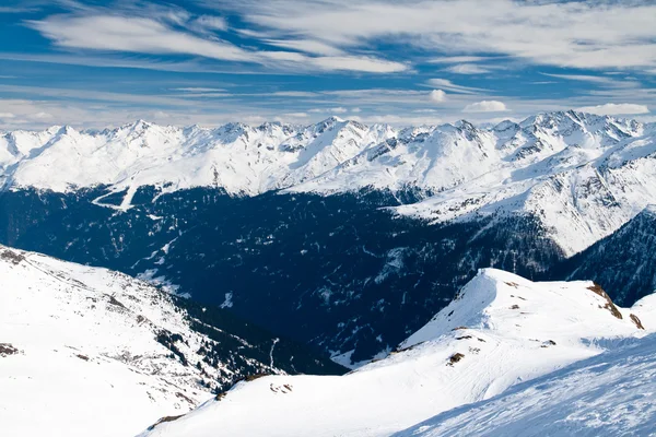 Panorama de montaña alpina —  Fotos de Stock