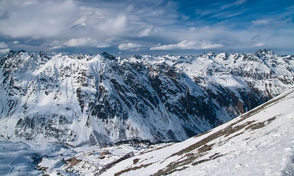 Panorama de montaña alpina —  Fotos de Stock