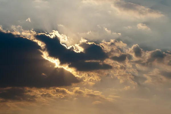 stock image Sun behind a cloud