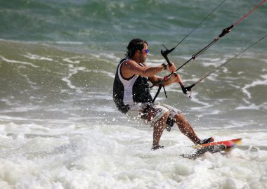 kitesurfer eylem