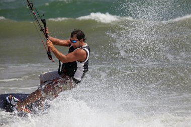 kitesurfer eylem