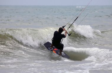 kitesurfer eylem