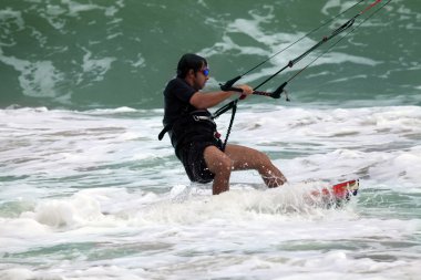 kitesurfer eylem