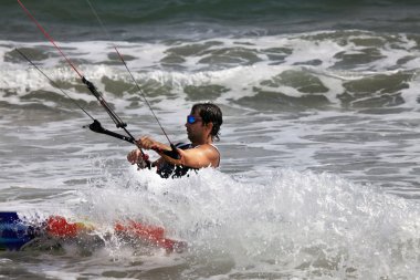 kitesurfer eylem