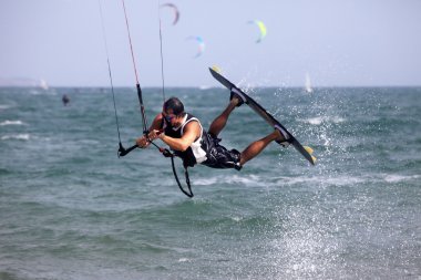 kitesurfer eylem