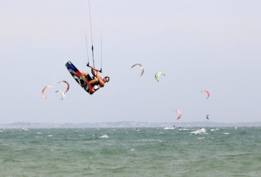 kitesurfer eylem