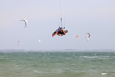 kitesurfer eylem