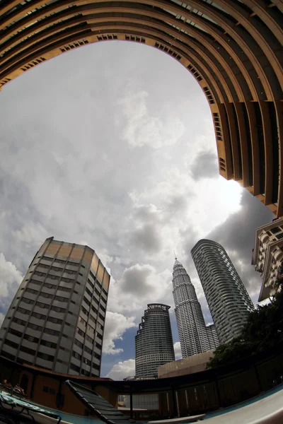 Petronas, δίδυμους πύργους — Φωτογραφία Αρχείου
