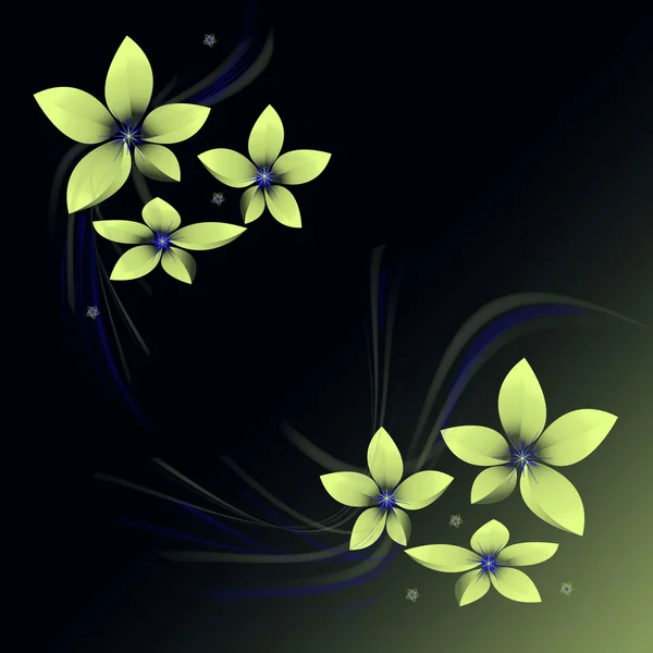 Hintergrund mit Blume — Stockfoto