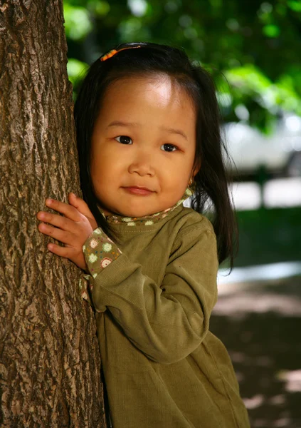 Vackra koreansk Tjej — Stockfoto