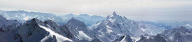 Elbrus Mount. Panorama clipart