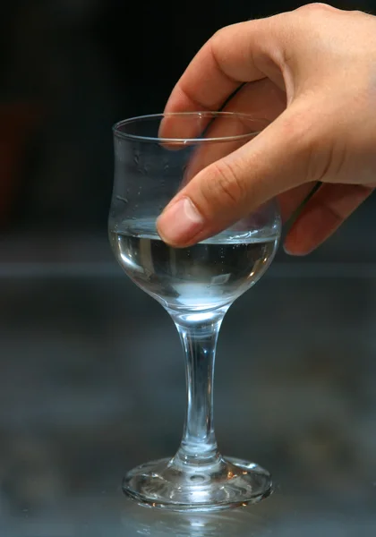 Bicchiere con alcool — Foto Stock