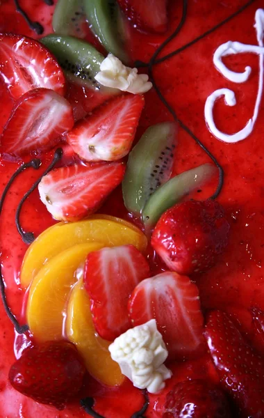 Ciasto z owocami — Zdjęcie stockowe