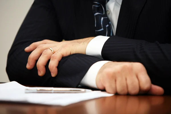 Hand of the businessman — Stock Photo, Image