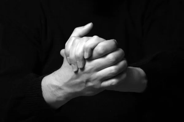 Man's handen — Stockfoto