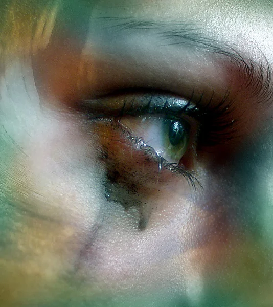 Olho verde — Fotografia de Stock