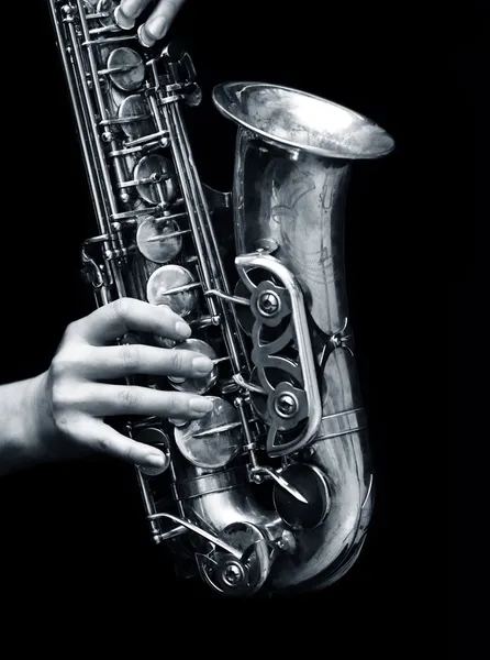 Jugador de saxofón —  Fotos de Stock