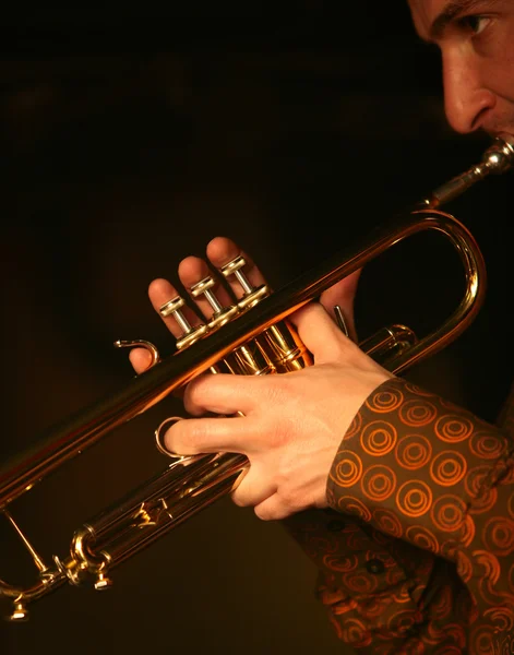 Trumpetista — Stock fotografie
