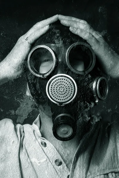 Plynová maska — Stock fotografie