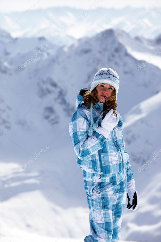 Skier girl
