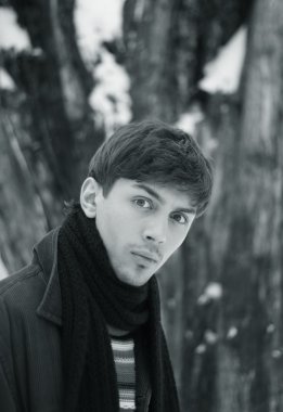 Kış aylarında portre