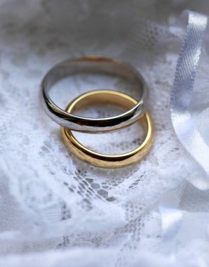 Wedding rings clipart