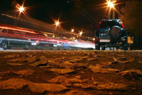 Ночная дорога - 1 — стоковое фото