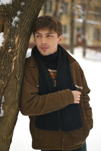 Portrait in the winter — Stock Photo, Image