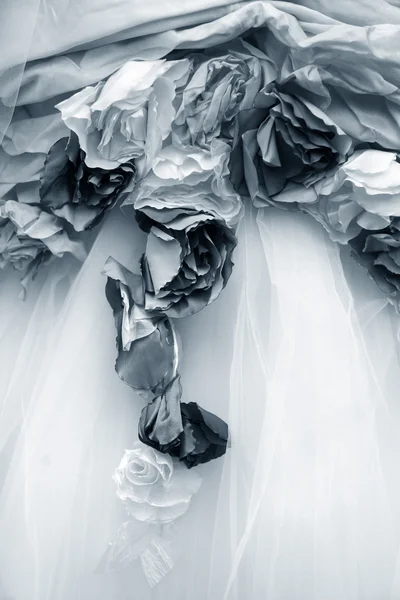 Vestido de uma noiva — Fotografia de Stock