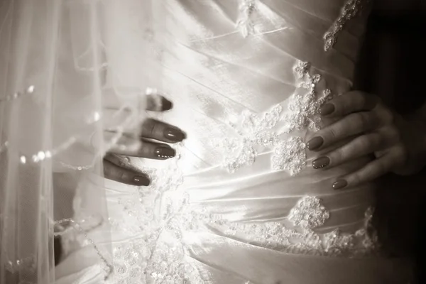 Šaty nevěsty — Stock fotografie