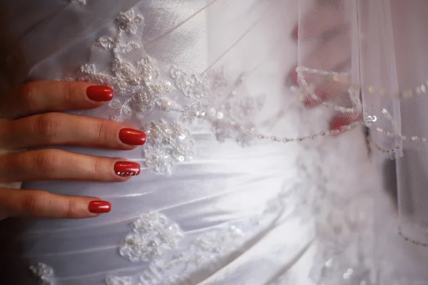 Сукня нареченої — стокове фото
